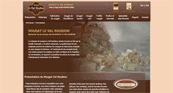 Desktop Screenshot of nougat-valroubion.com
