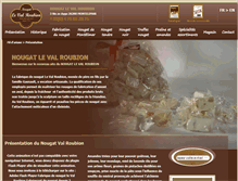 Tablet Screenshot of nougat-valroubion.com